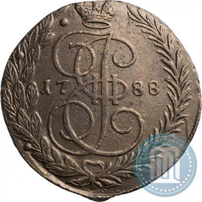 Picture 5 kopecks 1788 year ЕМ 