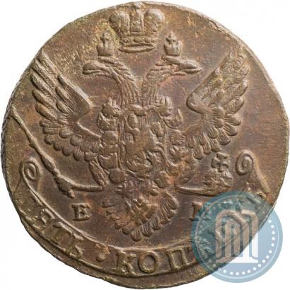 Picture 5 kopecks 1789 year ЕМ 
