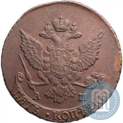 Picture 5 kopecks 1789 year АМ 