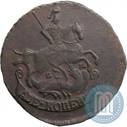 Picture 2 kopecks 1789 year ЕМ 