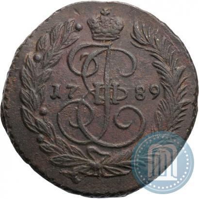Picture 2 kopecks 1789 year ЕМ 
