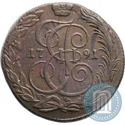 Picture 5 kopecks 1791 year КМ 