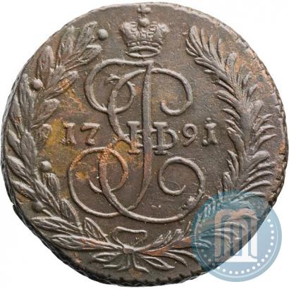 Picture 2 kopecks 1791 year ЕМ 