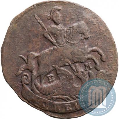 Picture 1 kopeck 1791 year ЕМ 