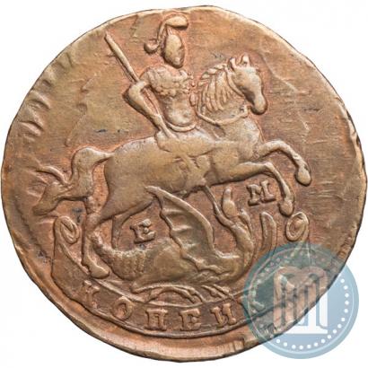 Picture 1 kopeck 1795 year ЕМ 
