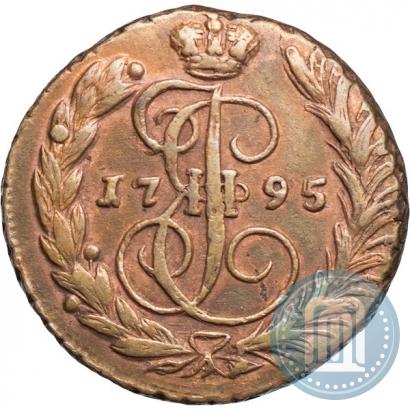 Picture 1 kopeck 1795 year ЕМ 