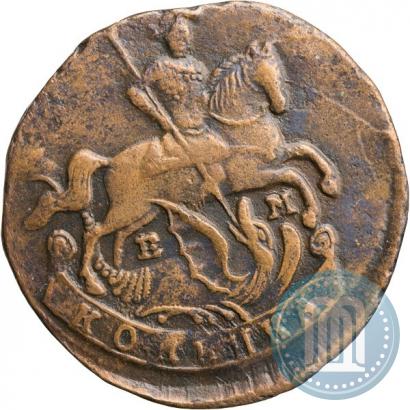 Picture 1 kopeck 1796 year ЕМ 