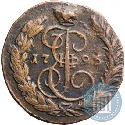 Picture 1 kopeck 1796 year ЕМ 