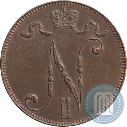 Picture 5 pennia 1898 year  