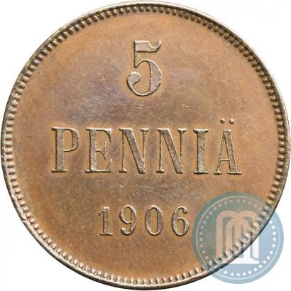 Фото 5 пенни 1906 года  