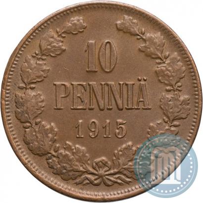 Фото 10 пенни 1915 года  