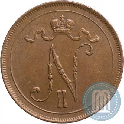 Фото 10 пенни 1916 года  