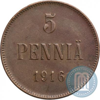 Фото 5 пенни 1916 года  