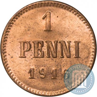 Фото 1 пенни 1916 года  