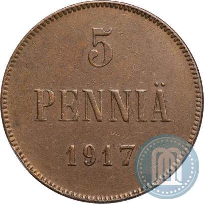 Фото 5 пенни 1917 года  