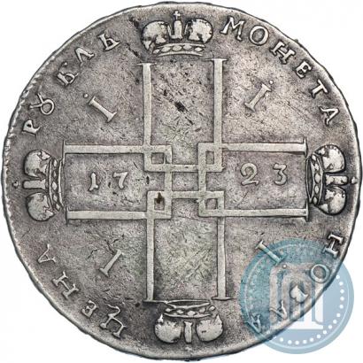Фото 1 рубль 1723 года OK "Портрет в горностаевой мантии"