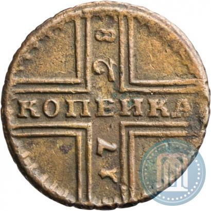 Фото 1 копейка 1728 года МОСКВА 
