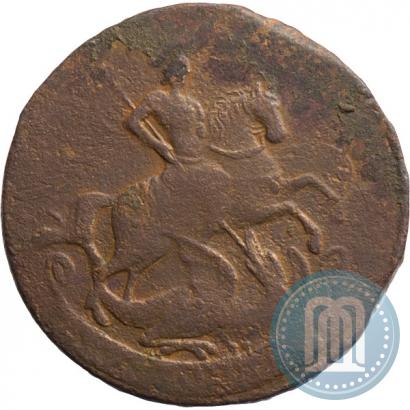 Фото 2 копейки 1757 года  "Номинал под Св. Георгием"