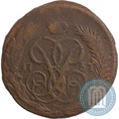 Фото 1 копейка 1757 года  