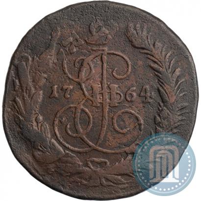 Фото 2 копейки 1764 года ЕМ 