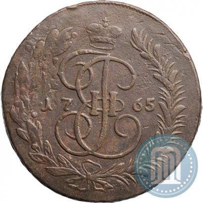 Фото 5 копеек 1765 года ММ 