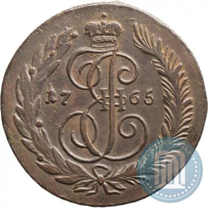 Фото 5 копеек 1765 года СМ 