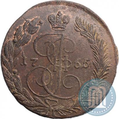 Фото 5 копеек 1765 года ЕМ 
