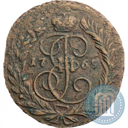 Фото 2 копейки 1765 года ММ 