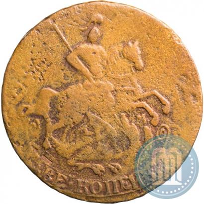 Фото 2 копейки 1766 года ММ 