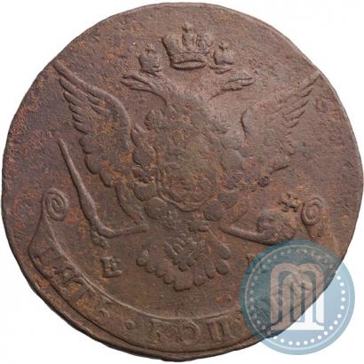 Фото 5 копеек 1768 года ЕМ 