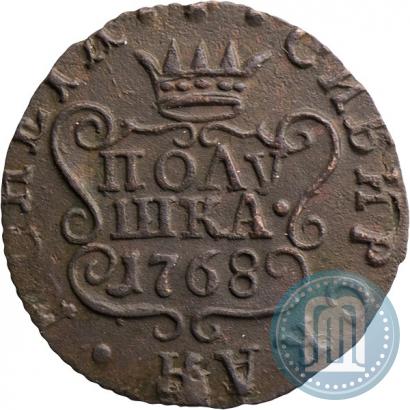 Фото Полушка 1768 года КМ 