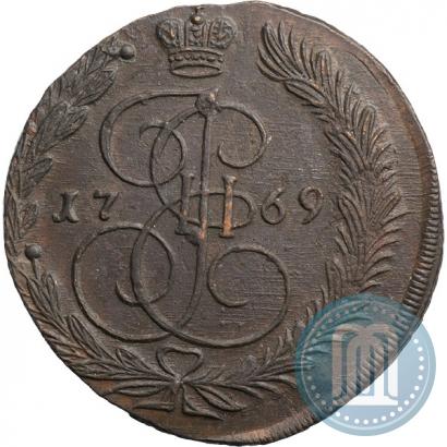 Фото 5 копеек 1769 года ЕМ 