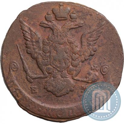 Фото 5 копеек 1769 года ЕМ 