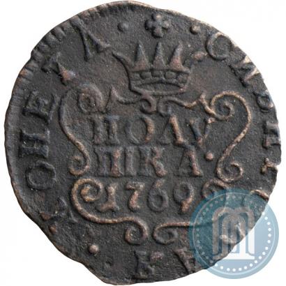 Фото Полушка 1769 года КМ 