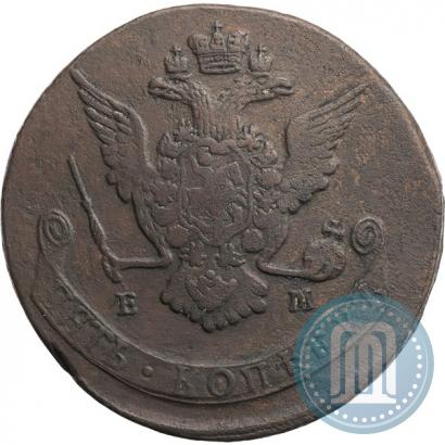 Фото 5 копеек 1770 года ЕМ 