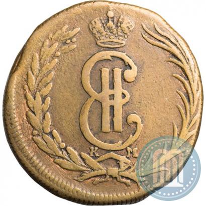 Фото 2 копейки 1774 года КМ 