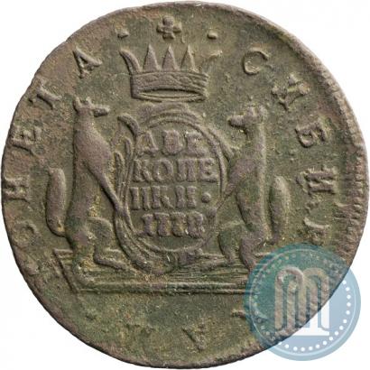 Фото 2 копейки 1778 года КМ 