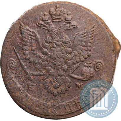 Фото 5 копеек 1780 года ЕМ 