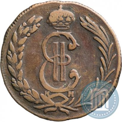 Фото 2 копейки 1780 года КМ 