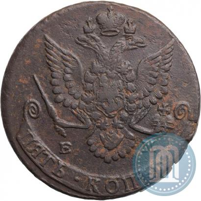 Фото 5 копеек 1781 года ЕМ 