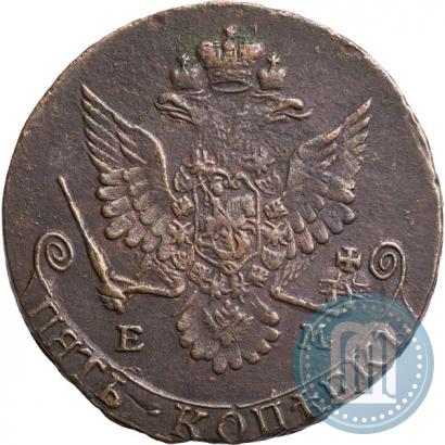 Фото 5 копеек 1781 года ЕМ 