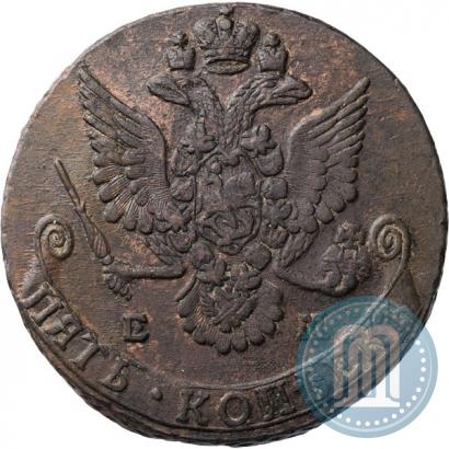 Фото 5 копеек 1782 года ЕМ 