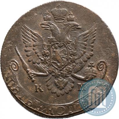 Фото 5 копеек 1782 года КМ 