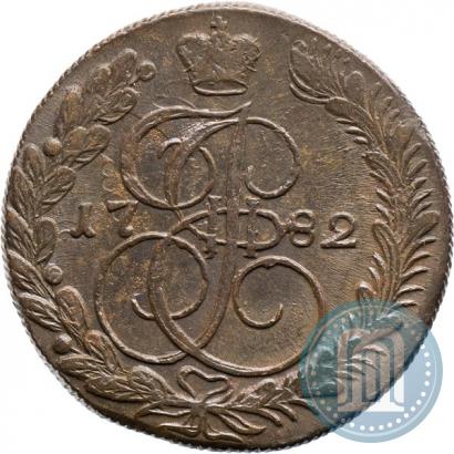 Фото 5 копеек 1782 года КМ 