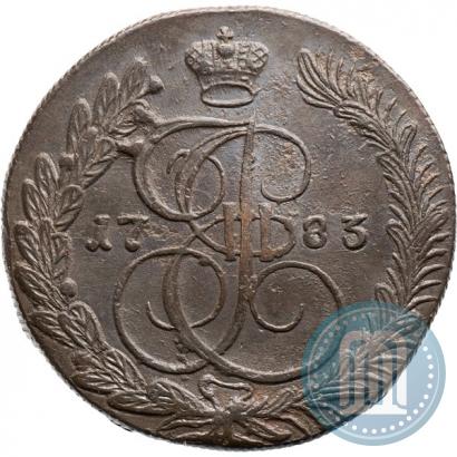 Фото 5 копеек 1783 года КМ 