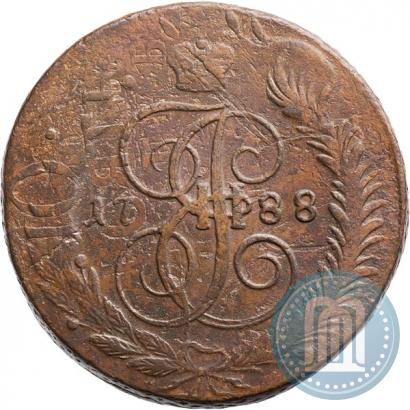 Фото 5 копеек 1788 года ММ 