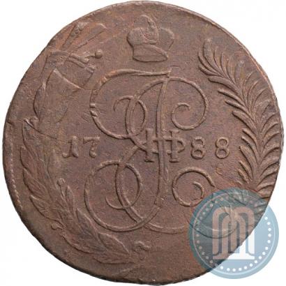 Фото 5 копеек 1788 года ММ 