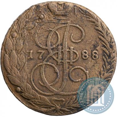 Фото 5 копеек 1788 года ЕМ 
