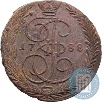 Фото 5 копеек 1788 года ЕМ 