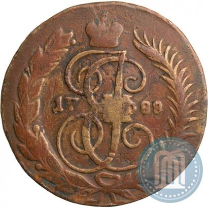 Фото 2 копейки 1788 года ММ 